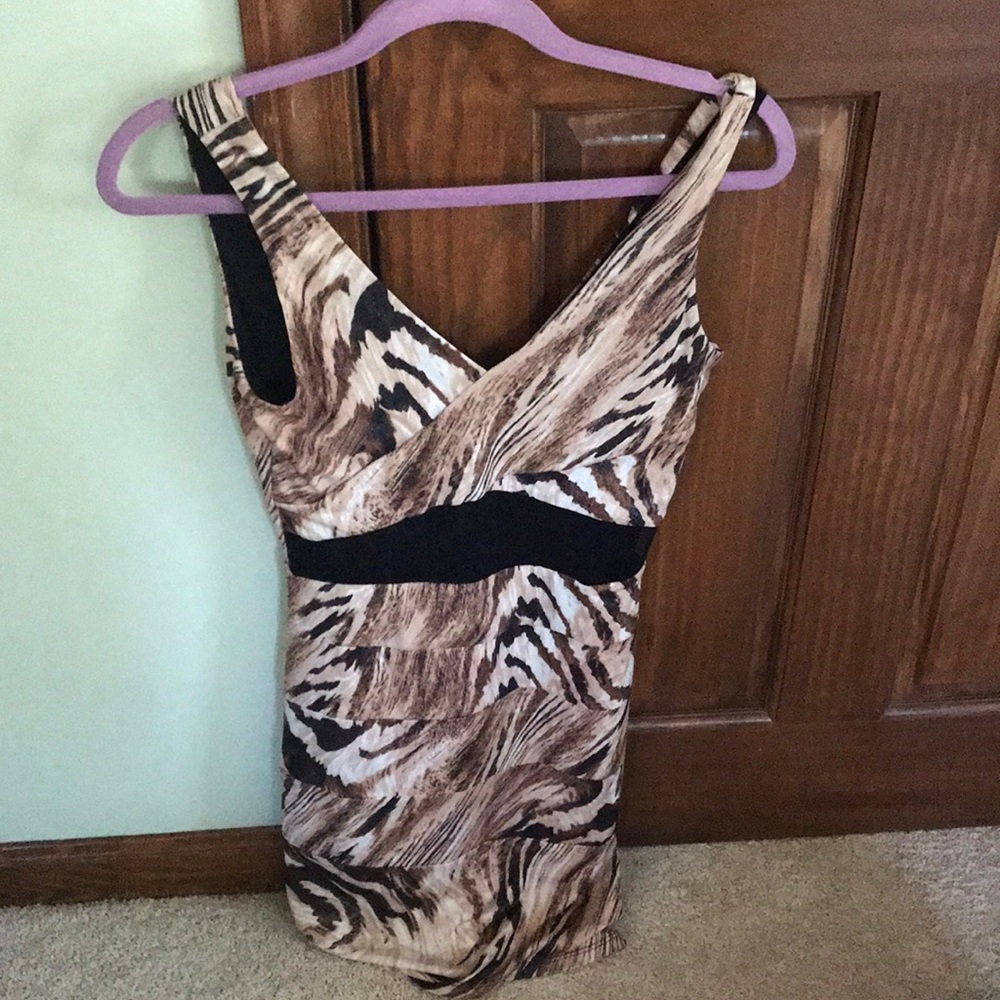 Animal print dress
